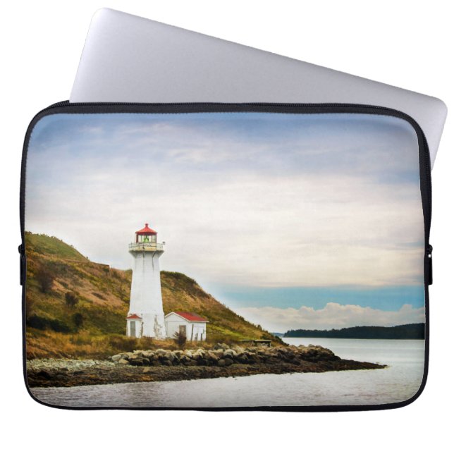 Lighthouses Georges Island Lighthouse Laptop Sleeve (Voorkant)