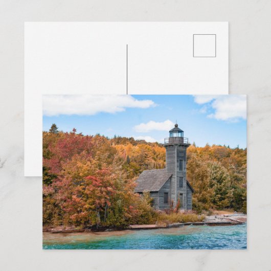 Lighthouses | Groot eiland East Channel Light Briefkaart (Voorkant / Achterkant)