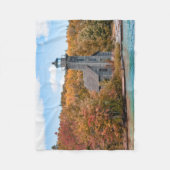 Lighthouses | Groot eiland East Channel Light Fleece Deken (Voorkant)