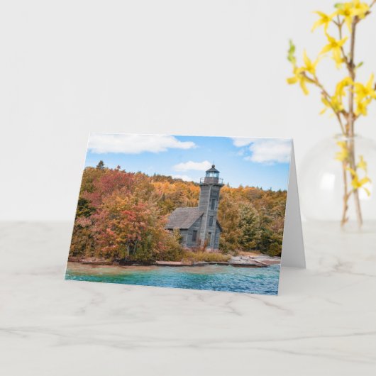 Lighthouses | Groot eiland East Channel Light Kaart (Gele Bloem)