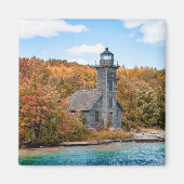 Lighthouses | Groot eiland East Channel Light Magneet (Voorkant)