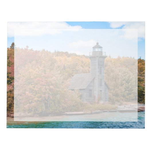 Lighthouses | Groot eiland East Channel Light Notitieblok (Voorkant)