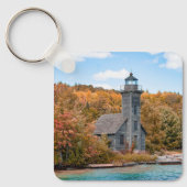Lighthouses | Groot eiland East Channel Light Sleutelhanger (Voorkant)