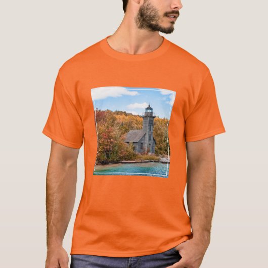 Lighthouses | Groot eiland East Channel Light T-shirt (Voorkant)