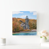 Lighthouses | Groot eiland East Channel Light Vierkante Klok (Huis)