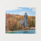 Lighthouses | Groot eiland East Channel Light Wandkleed (Voorkant (horizontaal))