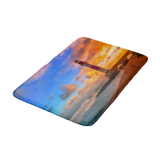 Lighthouses Itapuã Brazil Lighthouse Badmat (Gekanteld)