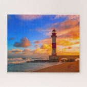 Lighthouses Itapuã Brazil Lighthouse Legpuzzel (Horizontaal)