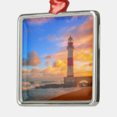 Lighthouses Itapuã Brazil Lighthouse Metalen Ornament (Links)