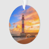 Lighthouses Itapuã Brazil Lighthouse Ornament (voorkant)