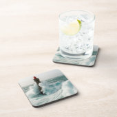 Lighthouses Jument Lighthouse Ouessant Frankrijk Bier Onderzetter (Rechterzijde)