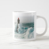 Lighthouses Jument Lighthouse Ouessant Frankrijk Grote Koffiekop (Rechts)