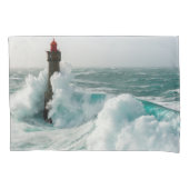 Lighthouses Jument Lighthouse Ouessant Frankrijk Kussensloop (Voorkant)