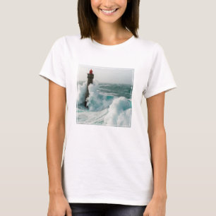 Lighthouses Jument Lighthouse Ouessant Frankrijk T-shirt