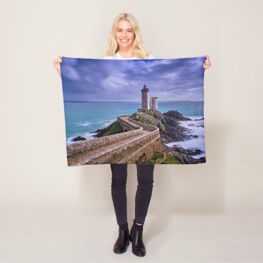 Lighthouses | Klein Minou Lighthouse Frankrijk Fleece Deken (In situ)