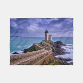 Lighthouses | Klein Minou Lighthouse Frankrijk Fleece Deken (Voorkant (Horizontaal))