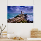 Lighthouses | Klein Minou Lighthouse Frankrijk Poster (Keuken)