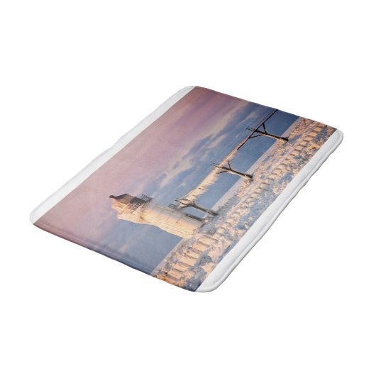 Lighthouses Lake Michigan Lighthouse Badmat (Gekanteld)