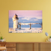 Lighthouses Lake Michigan Lighthouse Canvas Afdruk (Insitu (Woonkamer))