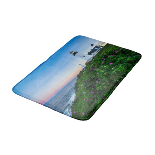 Lighthouses | Lighthouse Bristol Maine Badmat (Gekanteld)