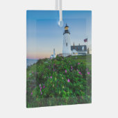 Lighthouses | Lighthouse Bristol Maine Glas Ornament (Voorkant Rechts)