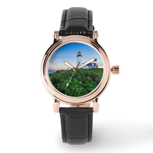 Lighthouses | Lighthouse Bristol Maine Horloge (Voorkant)