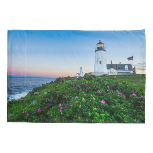 Lighthouses | Lighthouse Bristol Maine Kussensloop (Achterkant)