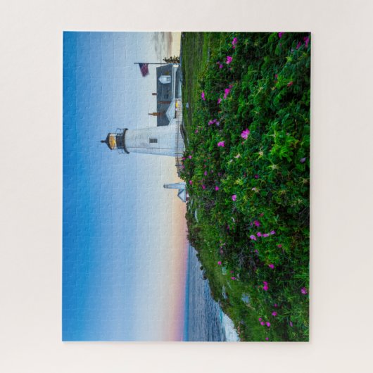 Lighthouses | Lighthouse Bristol Maine Legpuzzel (Verticaal)