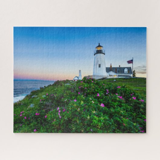 Lighthouses | Lighthouse Bristol Maine Legpuzzel (Horizontaal)