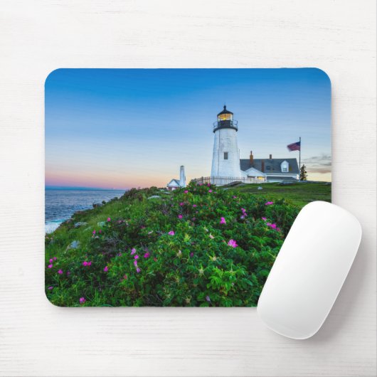 Lighthouses | Lighthouse Bristol Maine Muismat (Met muis)