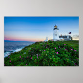 Lighthouses | Lighthouse Bristol Maine Poster (Voorkant)
