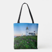 Lighthouses | Lighthouse Bristol Maine Tote Bag (Achterkant)