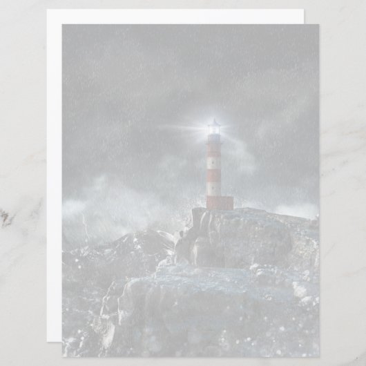 Lighthouses Lighthouse in the Storm (Voorkant / Achterkant)