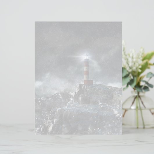 Lighthouses Lighthouse in the Storm (Staand voorkant)