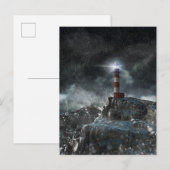 Lighthouses Lighthouse in the Storm Briefkaart (Voorkant / Achterkant)