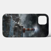 Lighthouses Lighthouse in the Storm Case-Mate iPhone Case (Achterkant (horizontaal))