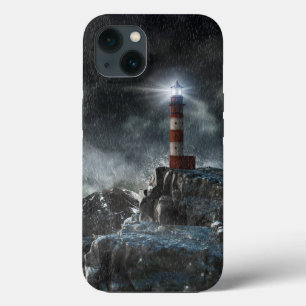 Lighthouses Lighthouse in the Storm Case-Mate iPhone Case