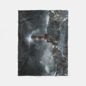 Lighthouses Lighthouse in the Storm Fleece Deken (Voorkant)