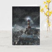 Lighthouses | Lighthouse in the Storm Kaart (Gele Bloem)