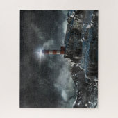 Lighthouses Lighthouse in the Storm Legpuzzel (Verticaal)