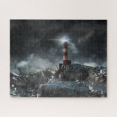 Lighthouses Lighthouse in the Storm Legpuzzel (Horizontaal)