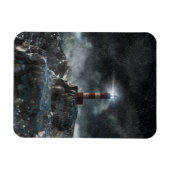 Lighthouses Lighthouse in the Storm Magneet (Horizontaal)