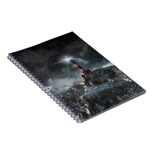 Lighthouses Lighthouse in the Storm Notitieboek