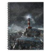 Lighthouses Lighthouse in the Storm Notitieboek (Voorkant)