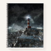 Lighthouses Lighthouse in the Storm Notitieboek (Voorkant)