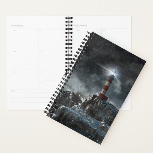 Lighthouses Lighthouse in the Storm Planner (Display)