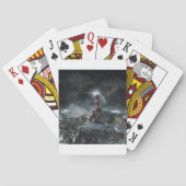 Lighthouses Lighthouse in the Storm Pokerkaarten (Achterkant)