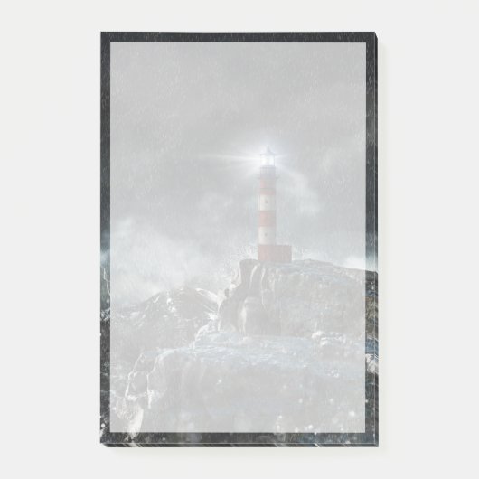 Lighthouses Lighthouse in the Storm Post-it® Notes (Voorkant)