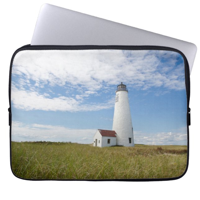 Lighthouses | Lighthouse Massachusetts Laptop Sleeve (Voorkant)