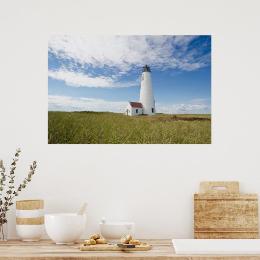 Lighthouses | Lighthouse Massachusetts Poster (Keuken)